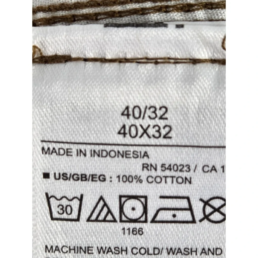 Gap Double Knee‎ Cargo Pants Men's 40x32 Carpenter Brown Cotton Canvas Straight